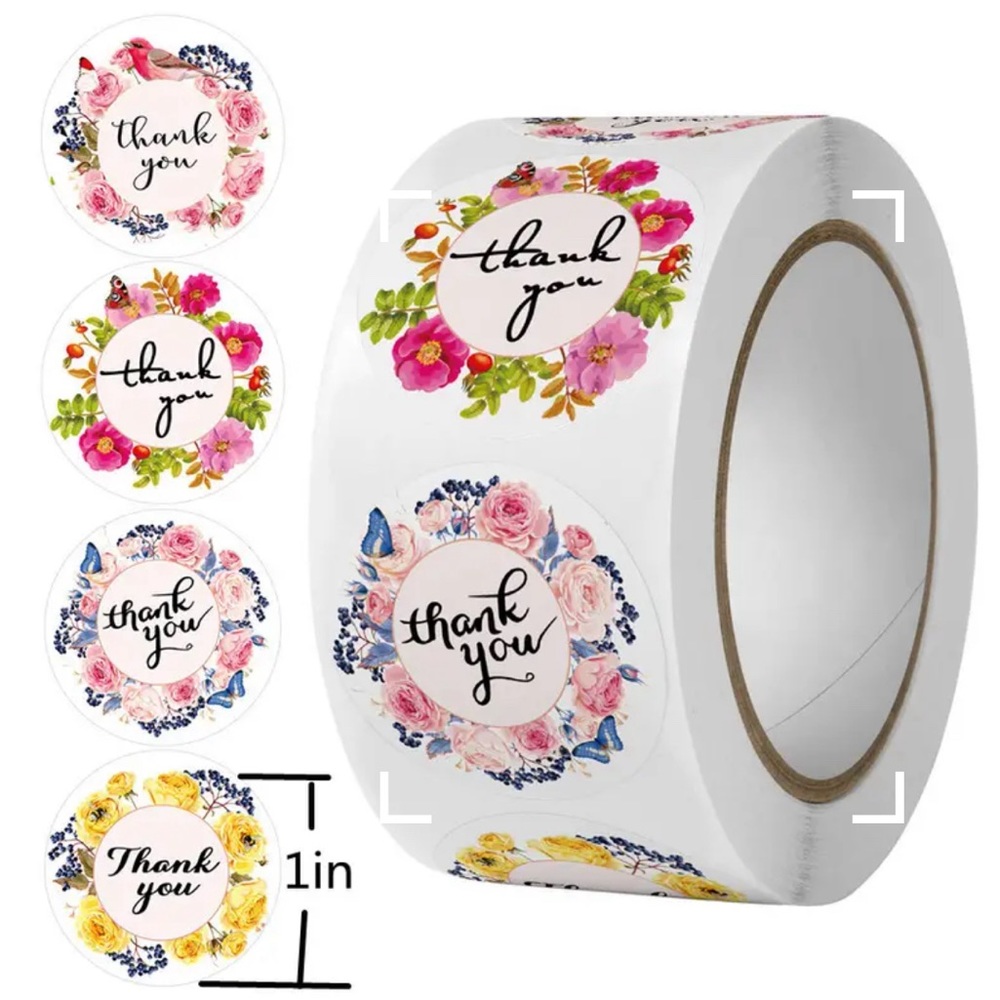 Thank You Stickers (500-count)
